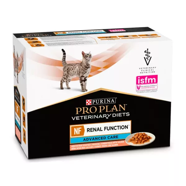 Pro Plan VD Gato Renal NF Advance Care Caixa Pro Plan Veterinary Diets Gato Renal Advanced Care NF Saquetas 10x85g