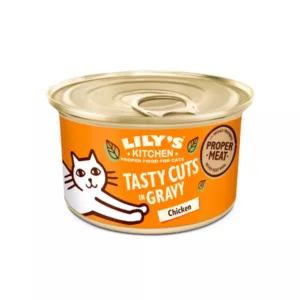 Lily's Kitchen Tasty Cuts - Alimento húmido para gato adulto - Frango