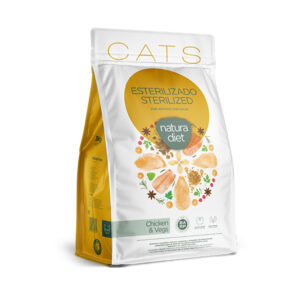 Natura Diet Gato Adulto Esterilizado - Frango 3Kgs