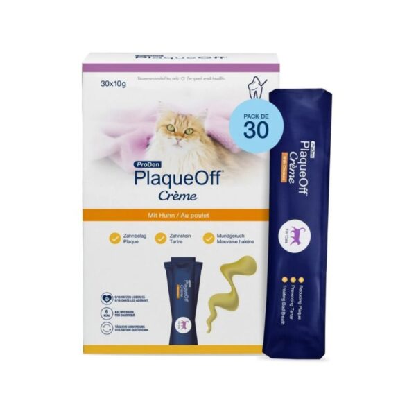 Proden PlaqueOff - Creme Gato - Frango 30 unidades